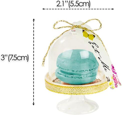 Talking Tables Truly Alice Mad Hatter Cake Domes for a Tea Party or Wedding, Multicolor (6 Pack) in Saudi Arabia