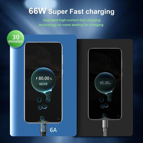 Multi Charging Cable 6A, 3 in 1 Retractable Fast Charger Cable, Multiple Car Charging Cord with Type C/L/Micro USB Ports for Phone 16 15 14 Pro Max/Samsung Galaxy S25/PS/Tablets, Black in Saudi Arabia