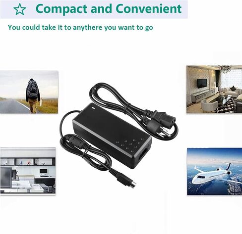 4-Pin DIN AC/DC Adapter Compatible with Linksys LGS308P LGS308P-UK LGS308P-EU 8-Port Desktop Smart PoE Gigabit Ethernet Switch DC54V 48V - 54V Switching Mode Power Supply Cord in Saudi Arabia
