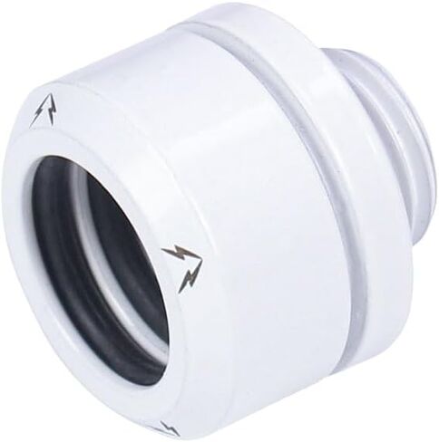 6 Pack 14mm Hard Tubing Compression Fitting. G1/4" Thread 3 Layer Sealing Ring for PC Water Cooling System Fittings (White) in Saudi Arabia
