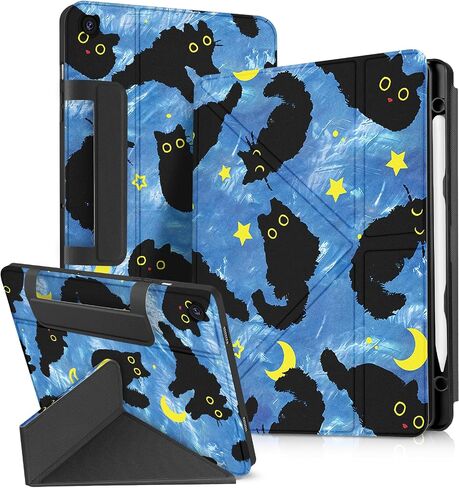 بالنسبة إلى Samsung Galaxy Tab A9 Plus Case with Pen Holder - for Girls Women Boys Contin in Saudi Arabia