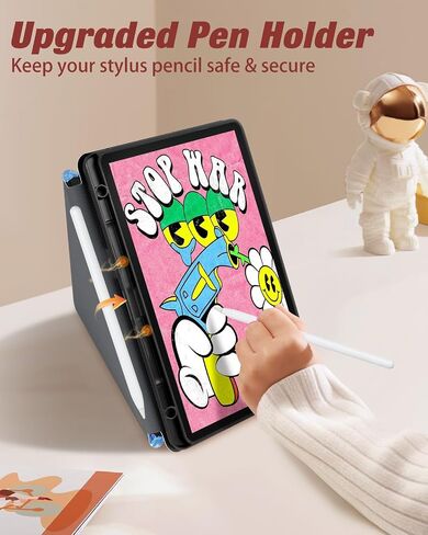 بالنسبة إلى Samsung Galaxy Tab A9 Plus Case with Pen Holder - for Girls Women Boys Contin in Saudi Arabia