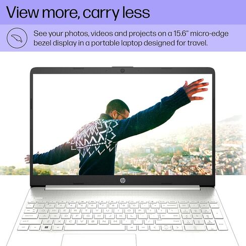 HP 15 LAPTOP (15.6 "FHD Anti-Glare ، معالج Intel Core i5 ، ذاكرة الوصول العشوائي 16 جيجابايت ، 512 جيجابايت SSD) للأعمال التجارية ، الطالب ، المنزل ، عمر بطارية طوله 10 ساعات ، النوع C ، HDMI ، Numpad ، Wi-Fi ، WINDOWS 11 Home ، Silver ، Silver in Kuwait