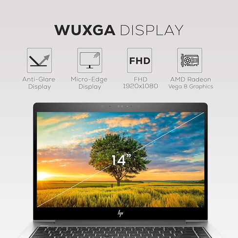HP 2024 15.6" Business Laptop, AMD Ryzen 5 5500U Processor, 16GB RAM, 512GB SSD, AMD Radeon Graphics, Micro-Edge & Anti-Glare Screen, Thin & Portable, Long Battery Life, Windows 11 Pro in Saudi Arabia