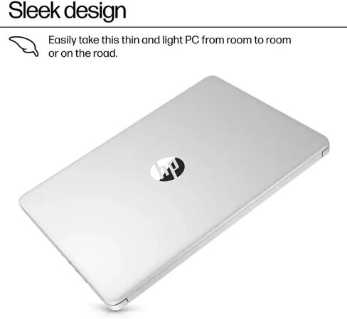 HP 2025 14 Inch Laptop, Office 365 for 1 Year, 16GB RAM, 512GB Storage(128GB eMMC + 128GB UFS + 256GB microSD), Intel N150, 11H Battery Life, Copilot AI, Windows 11 Pro, Wi-Fi 6, Accessories in Saudi Arabia