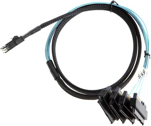 0.5M/1M M1NI S/AS 36P SFF-8087 إلى 4 SFF-8482 S/AS 29+15P SATA مع مستلزمات كمبيوتر Cable Cable SATA (0.5M) in Saudi Arabia