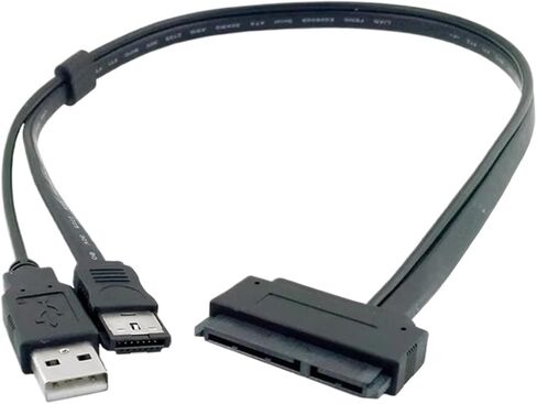 SATA 22PIN لسلطة الكابل ESATA فاصل USB سلك الطاقة 2.5 بوصة SATA 7+15PIN القرص الصلب إلى ESATA تمديد محول الحبل in Saudi Arabia