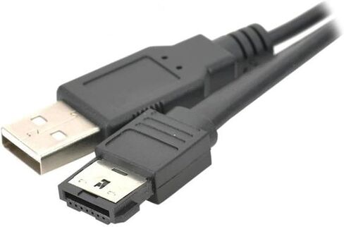 SATA 22PIN لسلطة الكابل ESATA فاصل USB سلك الطاقة 2.5 بوصة SATA 7+15PIN القرص الصلب إلى ESATA تمديد محول الحبل in Saudi Arabia