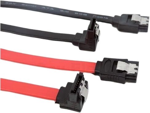 SATA Cable 3.0 to Hard Disk Drive SSD HDD Sata 3 Wire for Motherboard High Speed A7(Black Type1) in Saudi Arabia