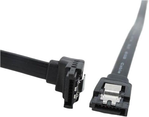 SATA Cable 3.0 to Hard Disk Drive SSD HDD Sata 3 Wire for Motherboard High Speed A7(Black Type1) in Saudi Arabia