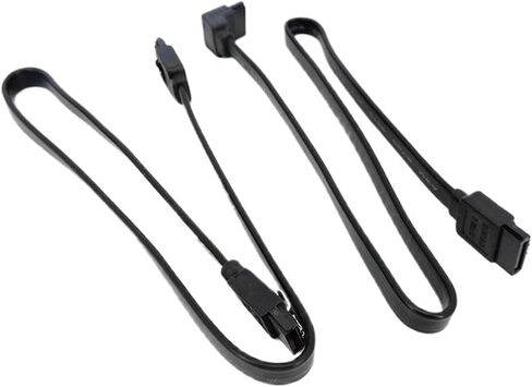 SATA Cable 3.0 to Hard Disk Drive SSD HDD Sata 3 Wire for Motherboard High Speed A7(Black Type1) in Saudi Arabia