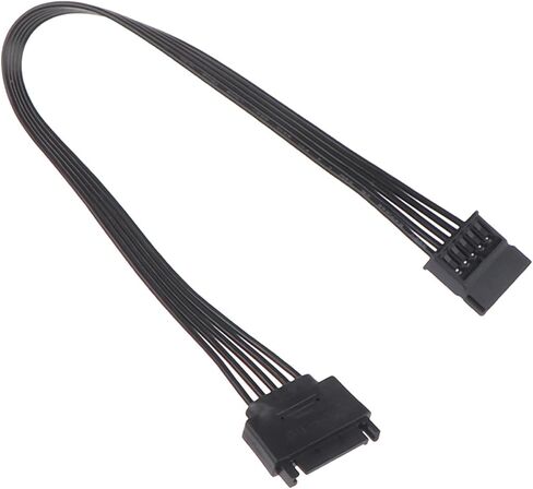 SATA 15Pin Male to Female Power Extension Cable HDD SSD Power Supply Cable SATA Power Cable for PC 30CM in Saudi Arabia