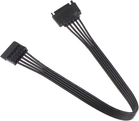 SATA 15Pin Male to Female Power Extension Cable HDD SSD Power Supply Cable SATA Power Cable for PC 30CM in Saudi Arabia