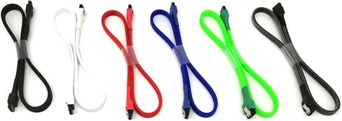 SATA 3.0 كابل البيانات 180 درجة SATA كبل كابل 6GBIT/S محول SSD محرك SSD للمحركات الصلبة (45 سم ، أحمر) in Saudi Arabia