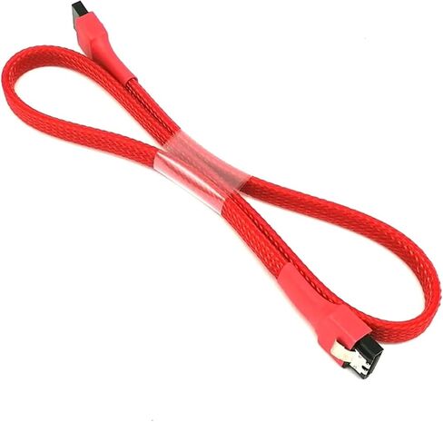 SATA 3.0 كابل البيانات 180 درجة SATA كبل كابل 6GBIT/S محول SSD محرك SSD للمحركات الصلبة (45 سم ، أحمر) in Saudi Arabia