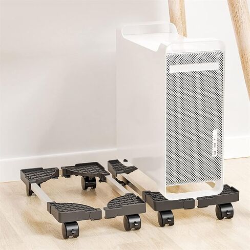 Mobile CPU Stand Computer Case Holder Most PC Accessories Bracket Cooling Base Pulley in Saudi Arabia