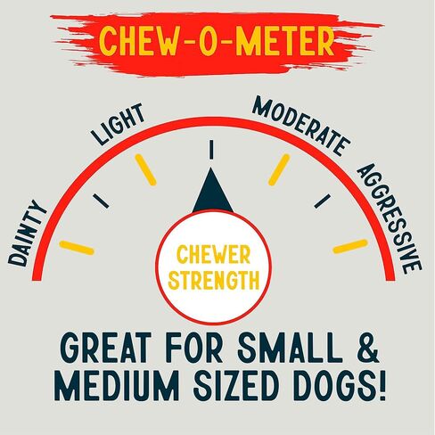 Canine Chews 5-6" Skinny Rawhide Chip Rolls for Small Dogs Long Lasting Dog Treat Chews Dog Toy Rawhide Sticks Chicken Flavor Basted (10 Pack) in Kuwait