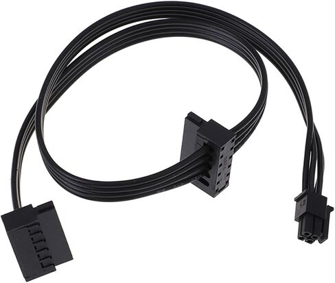 1pc 45cm m1ni 4 pin to 2 sata ssd كابل تزويد الطاقة M410 M610 M415 كابل تزويد الطاقة in Saudi Arabia