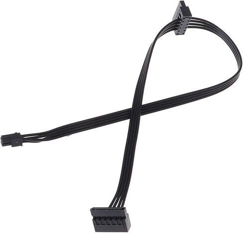 1pc 45cm m1ni 4 pin to 2 sata ssd كابل تزويد الطاقة M410 M610 M415 كابل تزويد الطاقة in Saudi Arabia