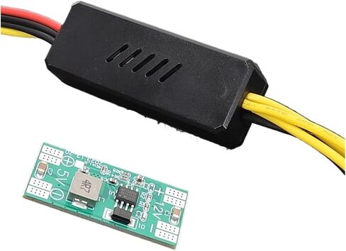 1Pcs N/ew Shell Design DC 5525 to SATA Hard Drive Power Supply Cable DC 12V to 4Pin HDD Cable Step-Down Voltage Regulator(1 SATA) in Saudi Arabia
