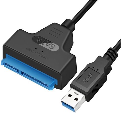كابل SATA 3 إلى USB 3.0 محول كابلات الكمبيوتر الموصلات USB SATA محول الدعم كابل SSD HDD القرص الصلب 2.5 بوصة in Saudi Arabia