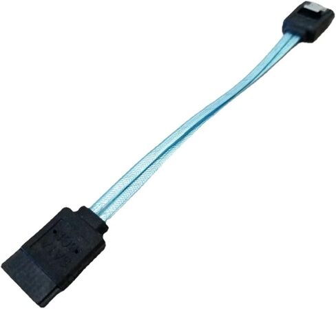 Ultrashort S/كخط مزدوج مزدوج القناة SATA3 كابل بيانات محرك الأقراص الثابتة (6 جيجابت في الثانية) رأس مستقيم مع شظايا 10 سم 10 سم in Saudi Arabia
