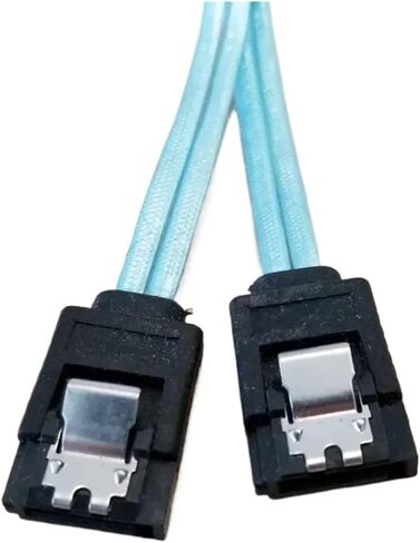 Ultrashort S/كخط مزدوج مزدوج القناة SATA3 كابل بيانات محرك الأقراص الثابتة (6 جيجابت في الثانية) رأس مستقيم مع شظايا 10 سم 10 سم in Saudi Arabia