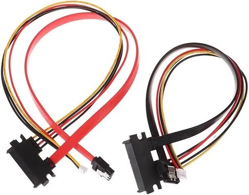 20cm/30cm/40cm 4Pin+ SATA Power Cable 22(15+7) Pin to PH2.0/3.0 Hard Disk Optical Drive Data Cable Power Supply Cable(A) in Saudi Arabia