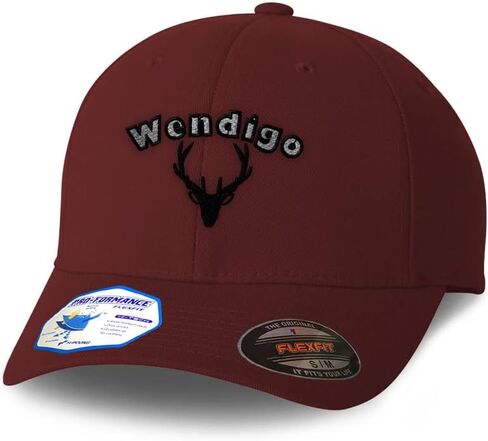 Custom Flexfit Hats for Men & Women Wendigo Mythical Creatures Polyester Dad Hat Baseball Cap in Saudi Arabia