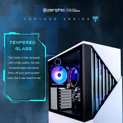 حزمة كمبيوتر سطح المكتب Periphio Gaming PC ، AMD Ryzen 5 مع رسومات VEGA 7 ، ذاكرة الوصول العشوائي 32GB ، 1 تيرابايت NVME ، مع الماوس للألعاب RGB ولوحة المفاتيح - مُلبي للألعاب للكمبيوتر الشخصي والوسائط والبث in Kuwait