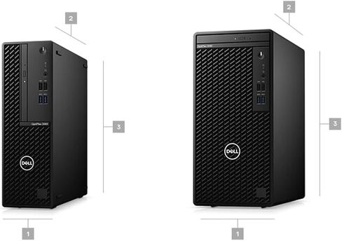 Dell Optiplex 3080 SFF سطح المكتب | CORE I5-10400 - محرك أقراص ثابتة 256 جيجا بايت - ذاكرة الوصول العشوائي 8GB | 6 نوى @ 4.3 جيجاهرتز وين 11 برو بلاك (متجدد) in Kuwait