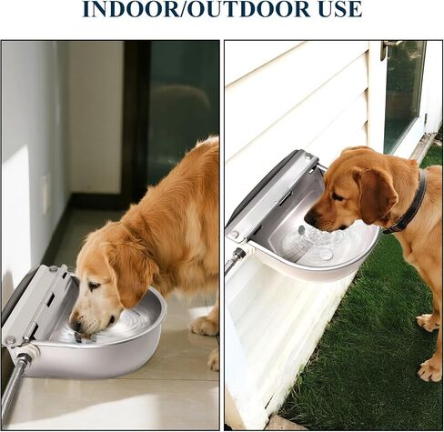 Achicklead Stainless Steel Livestock Water Bowl with Float Valve Tank,Automatic Farm Water Bowl for Horse, Cow, Goat, Sheep, Dog Drinking Waterer in Saudi Arabia