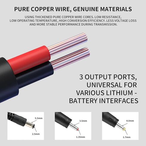 12V~12.6V 1.0A Aerlang Charger for Massage Gun - Compact Wall Plug Design, Rapid Charging & Safety Protection, Universal Fit for Home Gym Percussion Massagers in Saudi Arabia
