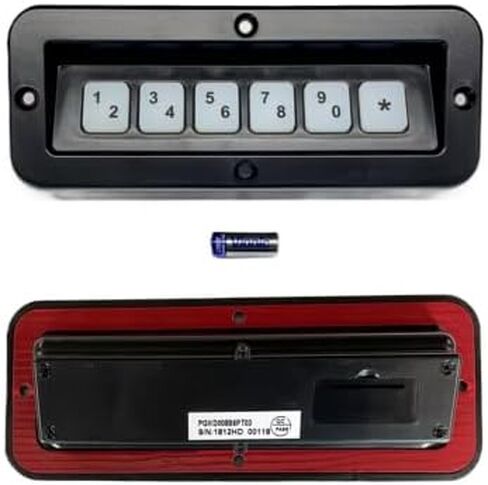 P.O.P. Locks HD007-B لوحة مفاتيح لوحة مفاتيح يتم تشغيلها مع شاشة أفقية in Saudi Arabia