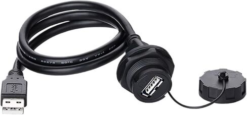 1PCS USB2.0 USB3.0 لوحة محول مقبس جبل مقبس ماء موصل بيانات سلك المقبس الإناث مع كابل 0.2M ~ 0.5M (USB2 M إلى F (0.3M)) in Saudi Arabia