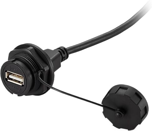 1PCS USB2.0 USB3.0 لوحة محول مقبس جبل مقبس ماء موصل بيانات سلك المقبس الإناث مع كابل 0.2M ~ 0.5M (USB2 M إلى F (0.3M)) in Saudi Arabia