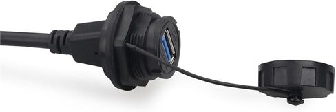 1PCS USB2.0 USB3.0 لوحة محول مقبس جبل مقبس ماء موصل بيانات سلك المقبس الإناث مع كابل 0.2M ~ 0.5M (USB2 M إلى F (0.3M)) in Saudi Arabia