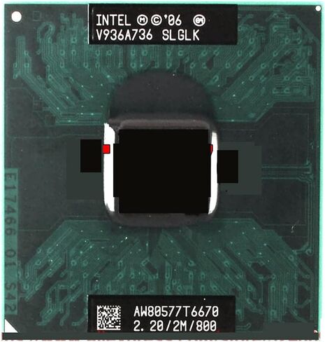 C 2 Duo T6670 CPU (ذاكرة التخزين المؤقت 2M ، .20 GHz ، 800 MHz FSB/Dual-Core) معالج الكمبيوتر المحمول in Kuwait