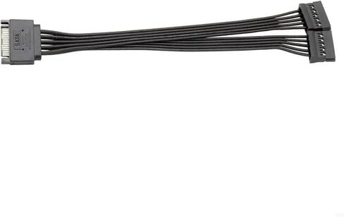 Q6PA 15 Pin Male to Female Power Splitter Adapter Cable 18AWG Serial ATA Hard Extension Cable(22cm) in Saudi Arabia