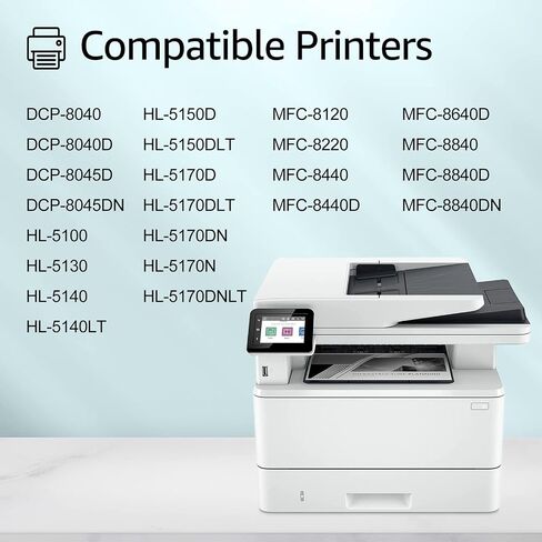 Greencycle 1 Pack TN570 TN-570 Toner Cartridge متوافق مع Brother DCP-8040 HL-5100 MFC-8120 Laser Printer in Saudi Arabia