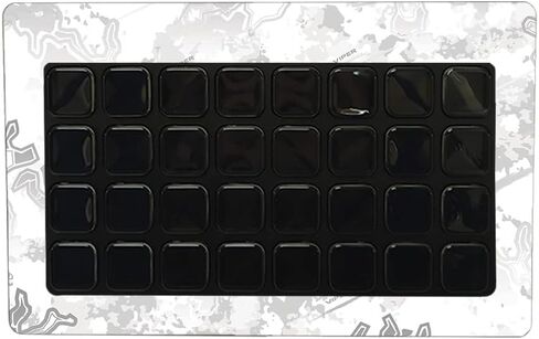 Maysyskins الجلد متوافق مع Elgato Stream Deck XL - Viper Snow | غلاف الالتفاف الواقي ، الدائم ، والفريد من نوعه | من السهل تطبيق الأنماط وإزالتها وتغييرها | صنع في الولايات المتحدة in Saudi Arabia