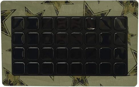 Maysyskins الجلد متوافق مع Elgato Stream Deck XL - Army Star | غلاف الالتفاف الواقي ، الدائم ، والفريد من نوعه | من السهل تطبيق الأنماط وإزالتها وتغييرها | صنع في الولايات المتحدة in Saudi Arabia