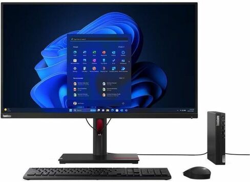 Lenovo ThinkCentre M75Q Gen 5 12RQ000Mus كمبيوتر سطح المكتب - AMD Ryzen 7 Pro 8700ge - 16 GB - 512 GB SSD - Tiny - Black in Saudi Arabia
