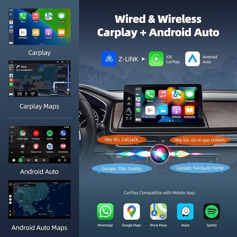 Android 13.0 2g 64g Car Stereo Carplay/Auto/Mirror Link لـ Jeep Compass Patriot 2010-2016 ، 10.1 " in Saudi Arabia