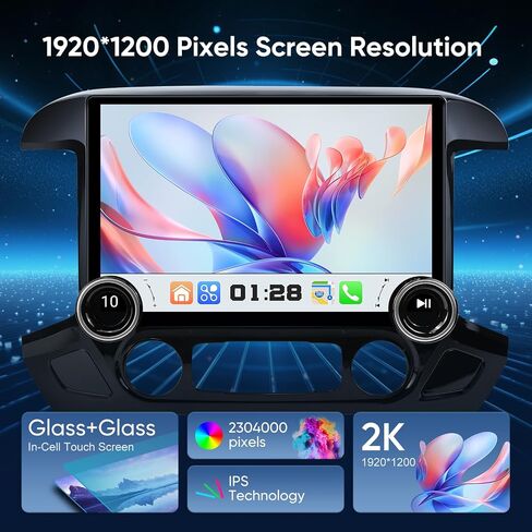 13.1inch سيار راديو ستيريو لـ Chevy Silverado GMC Sierra 2014-2018 مع Carplay اللاسلكي Android Auto GPS Mavigation Touchnes Bluetooth 5G WiFi Unit Present in Saudi Arabia