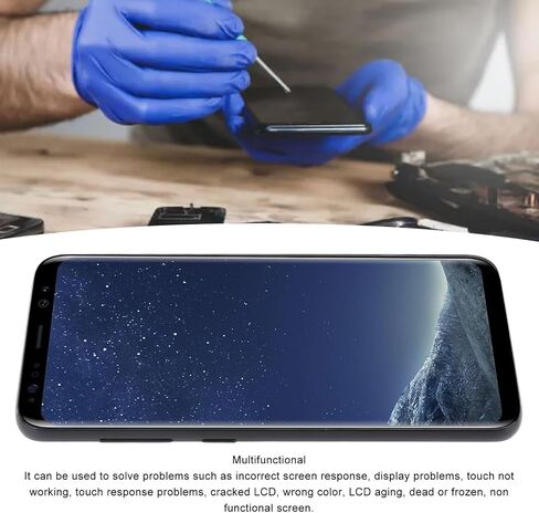 ل S8 G950 SM G950F / G950A / G950P 5.8in تجميع الشاشة اللمس مع الإطار وظيفة الأصلي وبصمة الأصلية ، مُخّص ، مجموعة استبدال شاشة الهاتف مع الأدوات in Saudi Arabia