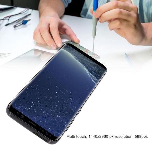 ل S8 G950 SM G950F / G950A / G950P 5.8in تجميع الشاشة اللمس مع الإطار وظيفة الأصلي وبصمة الأصلية ، مُخّص ، مجموعة استبدال شاشة الهاتف مع الأدوات in Saudi Arabia