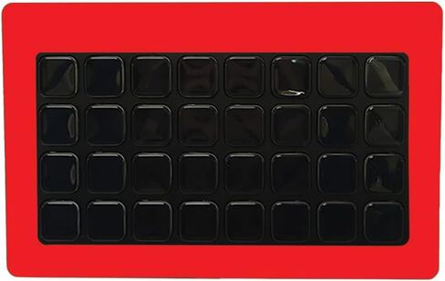 Mayyskins الجلد متوافق مع Elgato Stream Deck XL - Red Solid | غلاف الالتفاف الواقي ، الدائم ، والفريد من نوعه | من السهل تطبيق الأنماط وإزالتها وتغييرها | صنع في الولايات المتحدة in Kuwait