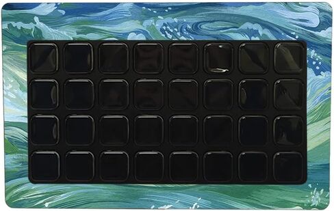 Mayyskins الجلد متوافق مع Elgato Stream Deck XL - Wave Cyclone | غلاف الالتفاف الواقي ، الدائم ، والفريد من نوعه | من السهل تطبيق الأنماط وإزالتها وتغييرها | صنع في الولايات المتحدة in Saudi Arabia