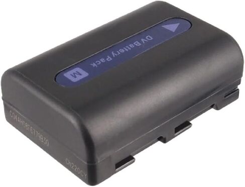 بطارية الكاميرا الرقمية التآزر ، متوافقة مع الكاميرا الرقمية Sony CCD-TRV108 ، (LI-ION ، 7.4V ، 1300mAh) سعة عالية جدًا ، بديل لبطارية Sony NP-FM30 in Saudi Arabia